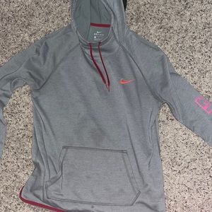 Nike sweatshirt.